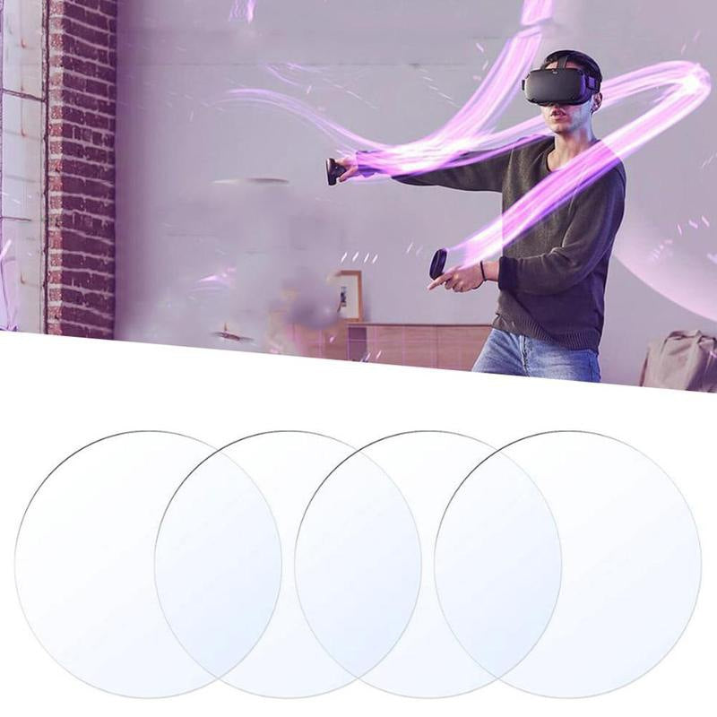 4Pcs Screen Protectors for Oculus Quest 2 VR Headset Anti-Scratch Soft TPU Lens Protector Cover Film 4Pcs Screen Protectors for Oculus Quest 2 VR Headset Anti-Scratch Soft TPU Lens Protector Cover Film